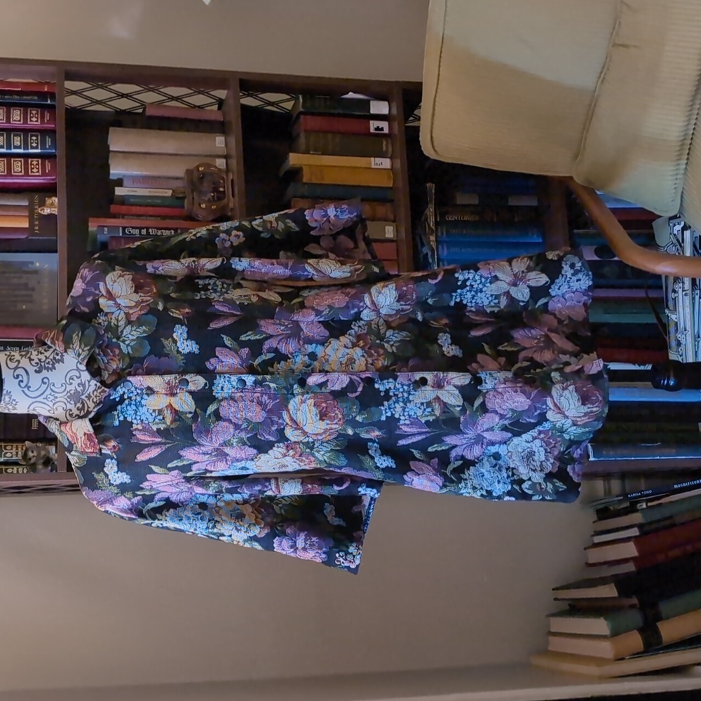ASOS Floral tapestry Button-down Dress 12